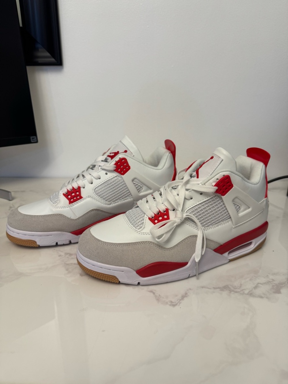 Jordan Men’s Athletic Shoes White Red